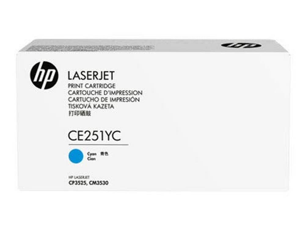 Original HP CE251YC Toner Cyan 7.000 Seiten für CP3525, CM3530 NEU & OVP