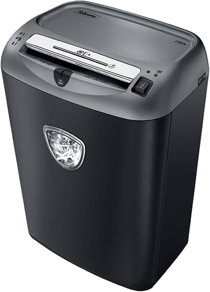Fellowes Powershred 75CS Cross-Cut Deskside Shredder mit SafeSense Technology