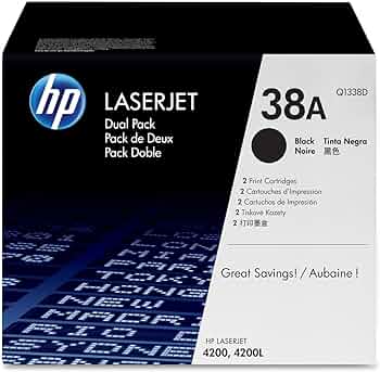 HP Q1338D OEM-Tonerkartusche, Doppelpack für 12.000 Seiten + NEU & OVP +