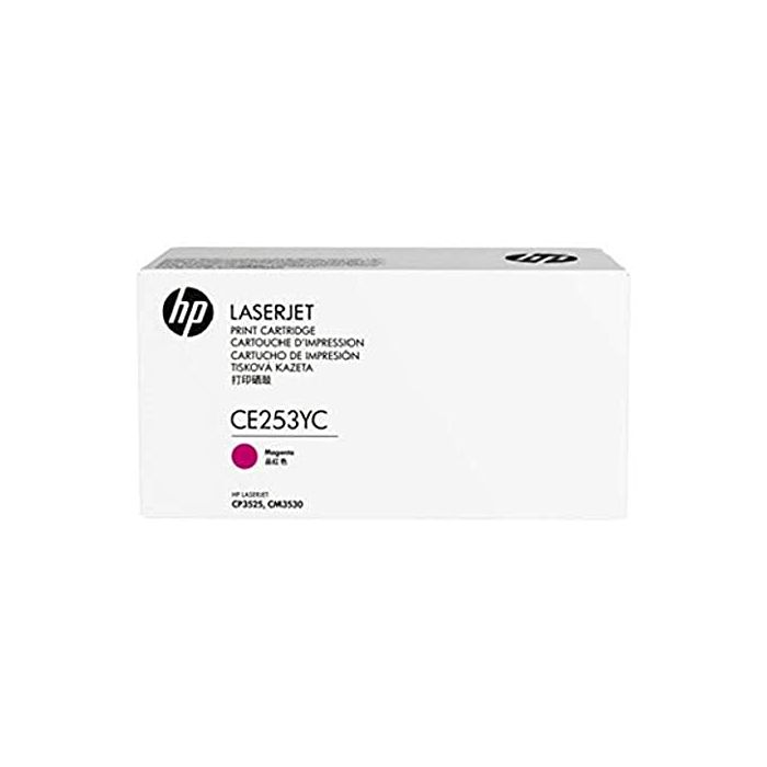 Original HP CE253YC Toner Magenta 7.000 Seiten für CP3525, CM3530 + NEU & OVP +, 111745(2), by HP
