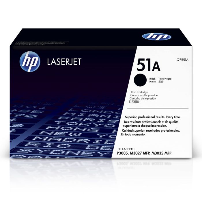 Original HP Q7551A / 51A Toner Schwarz für 6.500 Seiten, 104053, by HP