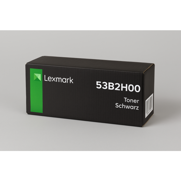 Lexmark 53B2H00 Toner Schwarz, Tonerfüllstand 80 %, 126698, by Lexmark