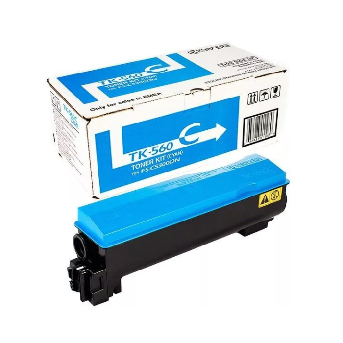 Kyocera TK-560C Toner Cyan – Neu & OVP, Original, geeignet für ECOSYS P6030cdn, 117661, by Kyocera Kyocera TK-560C Toner Cyan – Neu & OVP, Original, geeignet für ECOSYS P6030cdn, 117661, by Kyocera