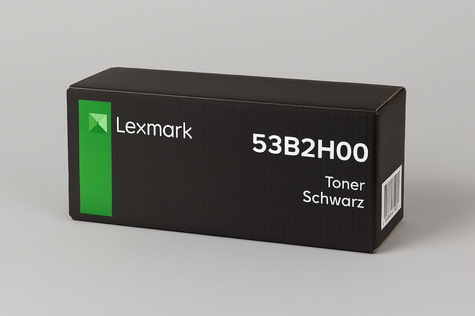 Lexmark 53B2H00 Toner Schwarz, Tonerfüllstand 80 %