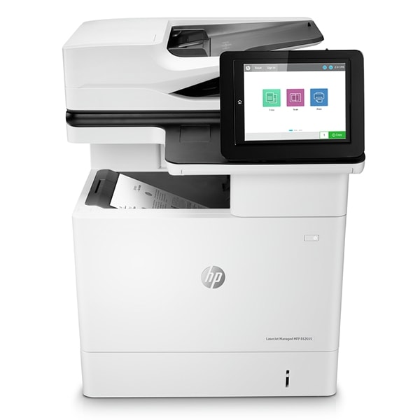 HP LaserJet Managed MFP E62655dn – USB, Duplex, s/w, A4 unter 5.000 Seiten
