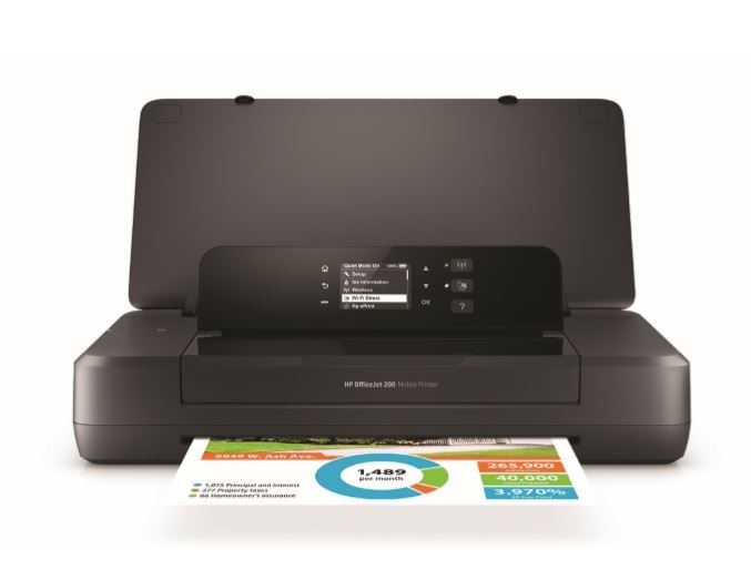 HP OfficeJet 200 Mobile Printer CZ993A A4 USB WLAN unter 9 S. ohne Tinte